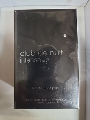 CLUB DE NUIT INTENSE MAN FRENCH PARFUME OIL 0.60 OZ / 18 ML (NIB) SEALED