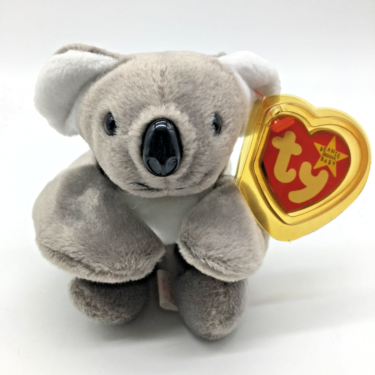 Ty Beanie Baby, Mel Style 4162 Koala, 1996, New 4th Gen Tag, PVC