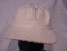 WHITE COMFORT HAT - MADE IN USA - ADJUSTABLE ONE SIZE FITS MOST