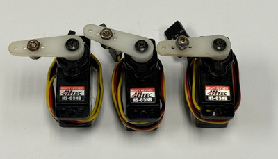 3x Hitec HS-65HB Mighty Karbonite Gear Feather Micro RC Servo HS65HB HS65 65HB