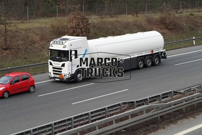 LKW Foto Scania R Tankwagen Auflieger Deutschland weiß Krohn+Lueg #h5uh
