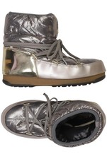 Moon Boot Stiefelette Damen Ankle Boots Booties Gr. EU 39 Silber #ubwnce9