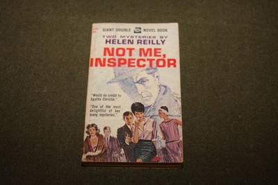 Not Me, Inspector / Canvas Dagger by Helen Reilly PB Ace Giant Double