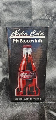 Bethesda Fallout Nuka Cola My Bloods In It Bottle Light Red