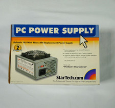 StarTech 145W Micro-ATX Power Supply - 20-Pin...