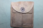 US Military Issue WW2 M1 Carbine Ammo Magazine Stock Belt Pouch Khaki Canvas N1