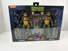TMNT NECA 2-Pack Leonardo Donatello Walmart Exclusive Ninja Turtles Figures