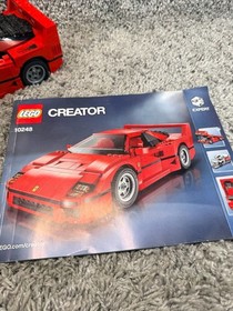 LEGO Creator Expert Ferrari F40 Set 10248 - Assembled with Instructions