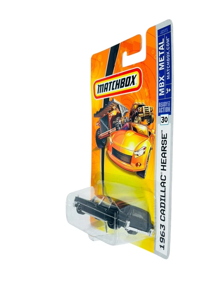 Matchbox Black 1963 Cadillac Hearse - 2006 Carded Die Cast - Image 4 of 4