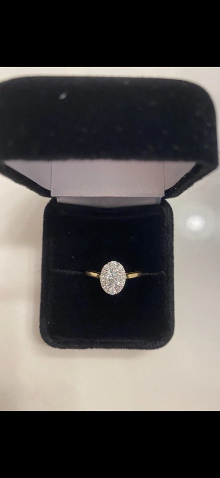 14K Gold Diamond Wedding Set With Appraisal - Image 2 of 4
