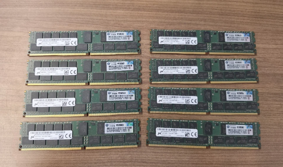 (8x) Micron 32GB (1 x 32GB) PC4-2400T RDIMM Memory - Image 1 of 1