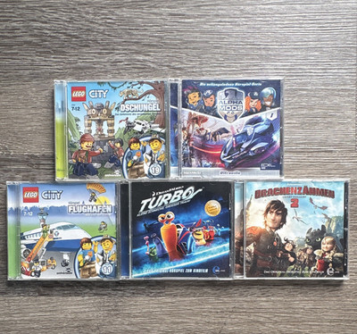 LEGO City 5er Hörspiel Audio-CD Set: Dschungel 19, Flughafen 11, Alpha Mods 1