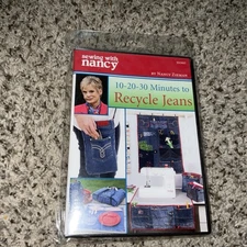 Sewing With Nancy 10-20-30 MINUTE'S TO RECYCLE JEANS DVD by Nancy Zieman