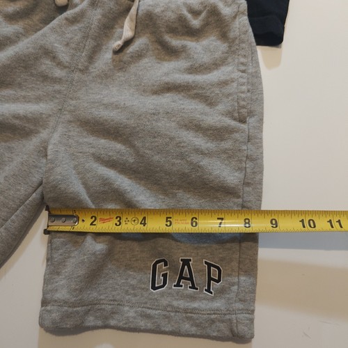 Lot of 2 Gap & Vans Shirt Shorts Kids Gray Size Medium - Picture 4 of 10