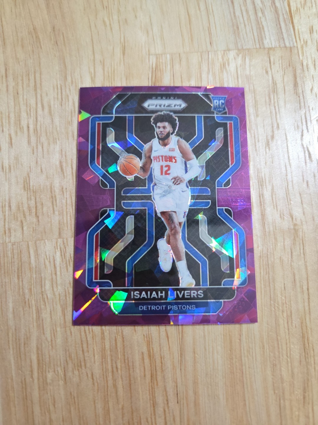 2021-22 Prizm ISAIAH LIVERS Purple Ice Prizm /149 #296 Rookie Card RC Pistons SP