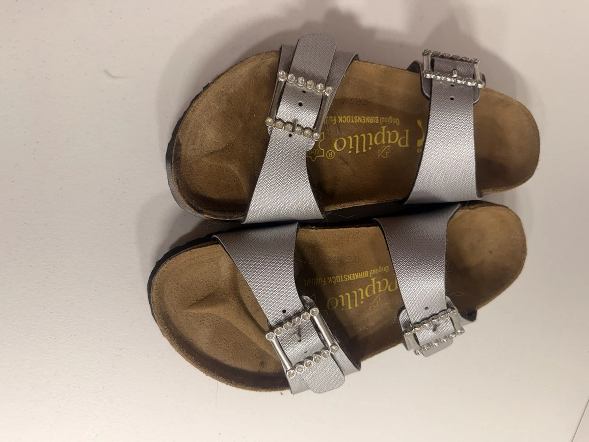 Birkenstock Arizona Silver Sandals for Women for sale | eBay