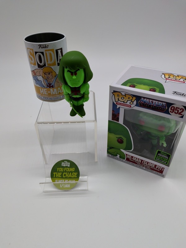 Funko: Masters of the Universe- He-Man Soda (Chase) & He-Man (Slime Pit) #952 LE