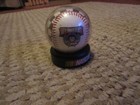 NASCAR 50th Anniversary Checkered Flag Baseball with Stand 1948- 1998 NEW — photo 1