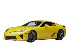AUTOart 1/18 Lexus LFA Pearl Yellow Diecast Model Car Limited Edition