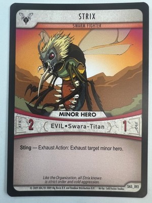 Huntik STRIX ''Common'' SAS_093 TCG ''SKU 002'' - Ref. P005
