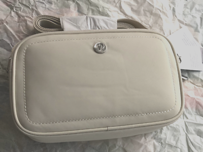 lululemon crossbody camera bag white opal NEW Lululemon Crossbody Camera Bag 2L White Opal - LW9EU1S WHTO