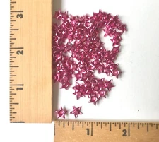 100 Pink Star Eyelets   -  NEW