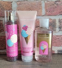 bath and body works fruity sherbet scoop shower gel body cream fragrance mist