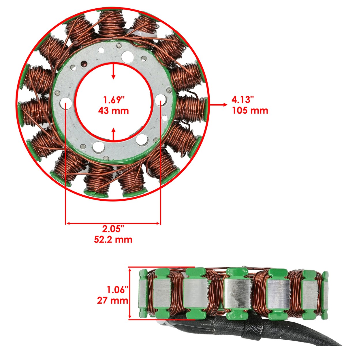 Stator for Kawasaki Ninja ZX-10R ZX1000E ZX1000F 2008 2009 2010 | eBay