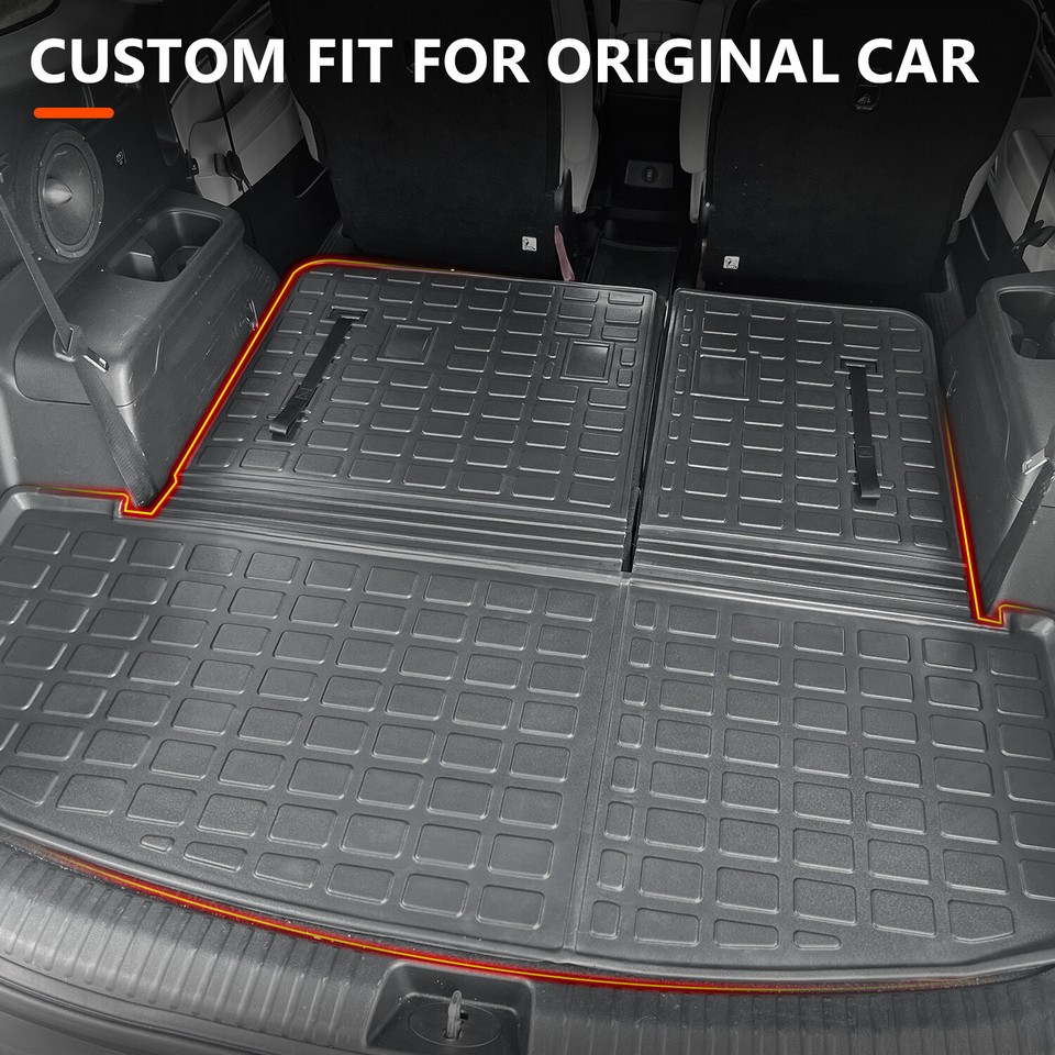 For 20202024 Kia Telluride Floor Mats Cargo Liner with Backrest Mats