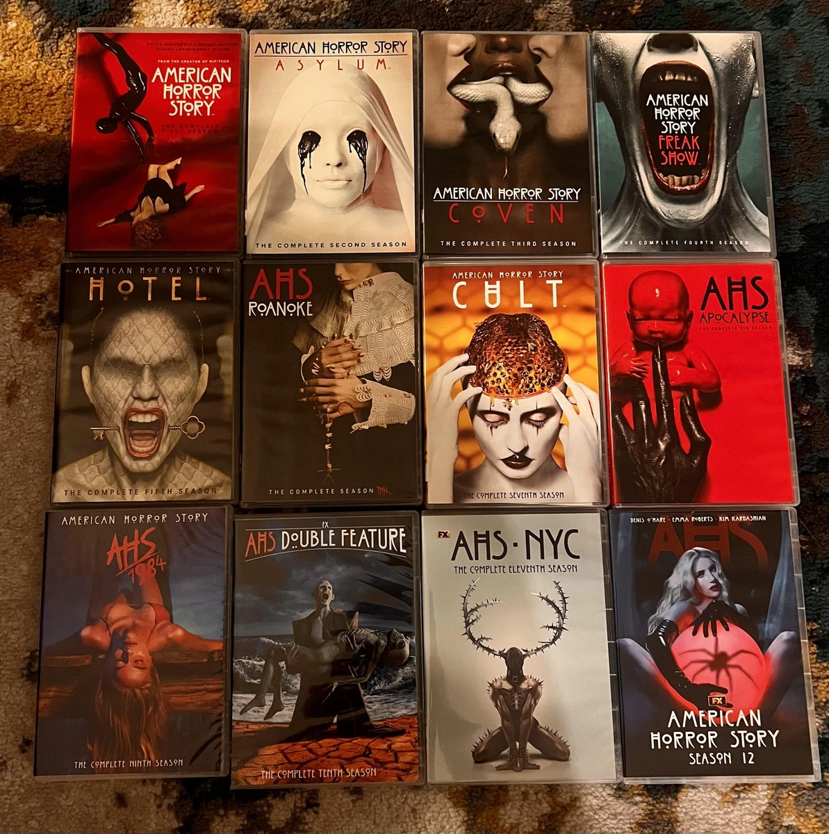 American Horror Story Seasons 1-12 The Complete Series DVD Brand New & Sealed