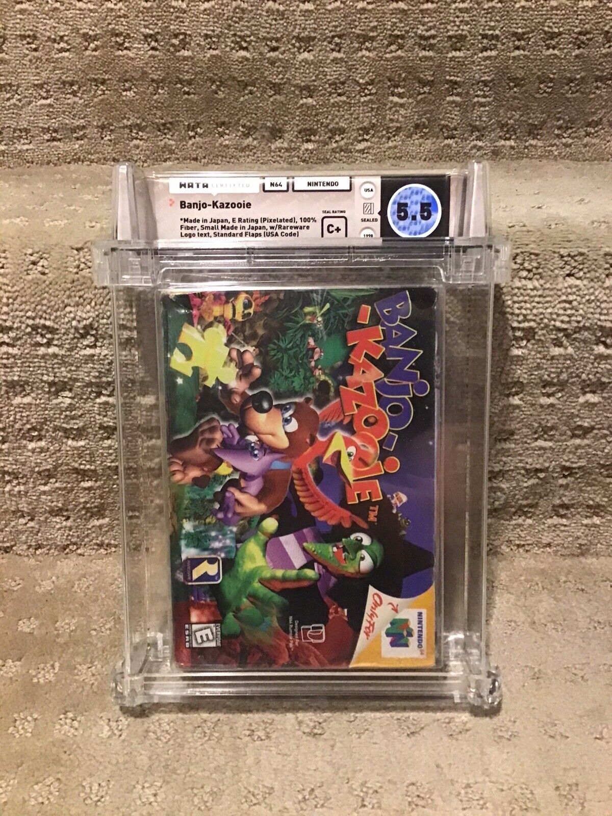 Banjo Kazooie 64 Nintendo N64 New Sealed MINT VGA WATA *rArE* Classic -  D-Rob Gaming