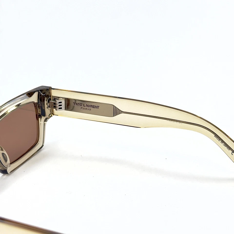 Gafas de sol unisex SAINT LAURENT Naked Wirecore SL 572 SL572 006 cristal amarillo Foto 3 de 4