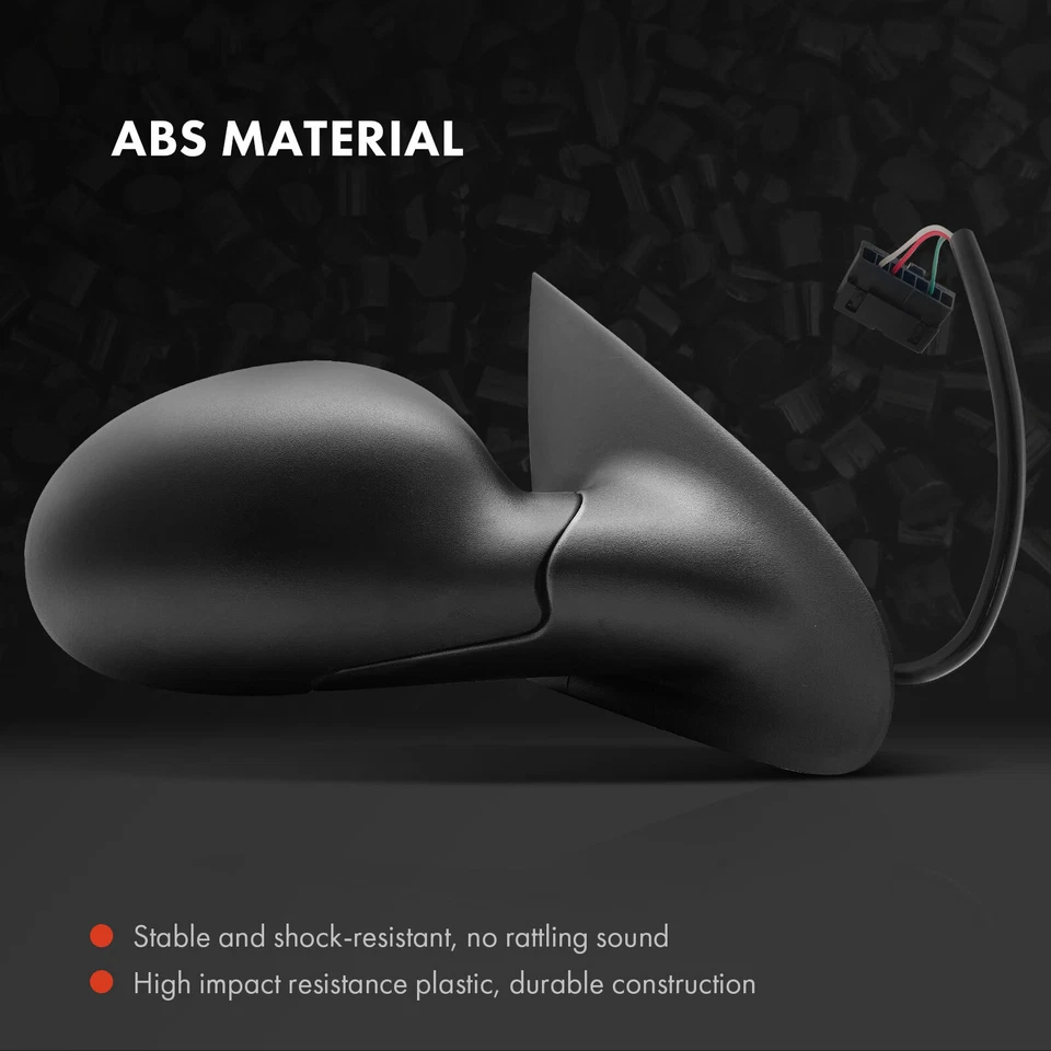 Espejo retrovisor eléctrico pasajero derecho con textura plegable manual para Dodge Neon 2002 Foto 3 de 4