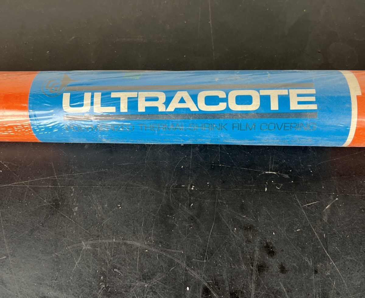 NOS Ultracote Orange balsa wood covering Radio Control RC model airplane Vintage