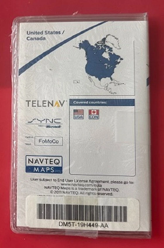 DM5T-19H449-AB - Ford Navigation Map - A4 - FACTORY SEALED OEM PACKAGE - Image 2 of 2