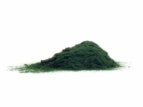 Pflanzliche Heilmittel als Pulver mit Spirulina Wirksame Inhaltsstoffe