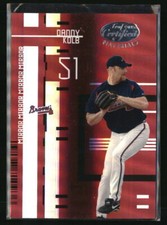 Danny Kolb 2005 Leaf Certified Materials Mirror Red #31 75/100 Baseball Card