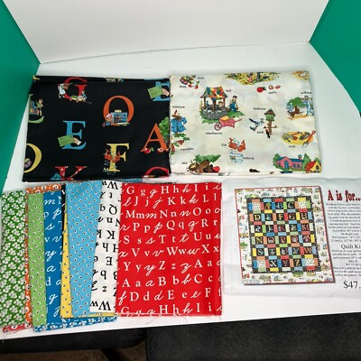 Windham Fabrics A Is For … Quilt Kit 39x44 New Open Package
