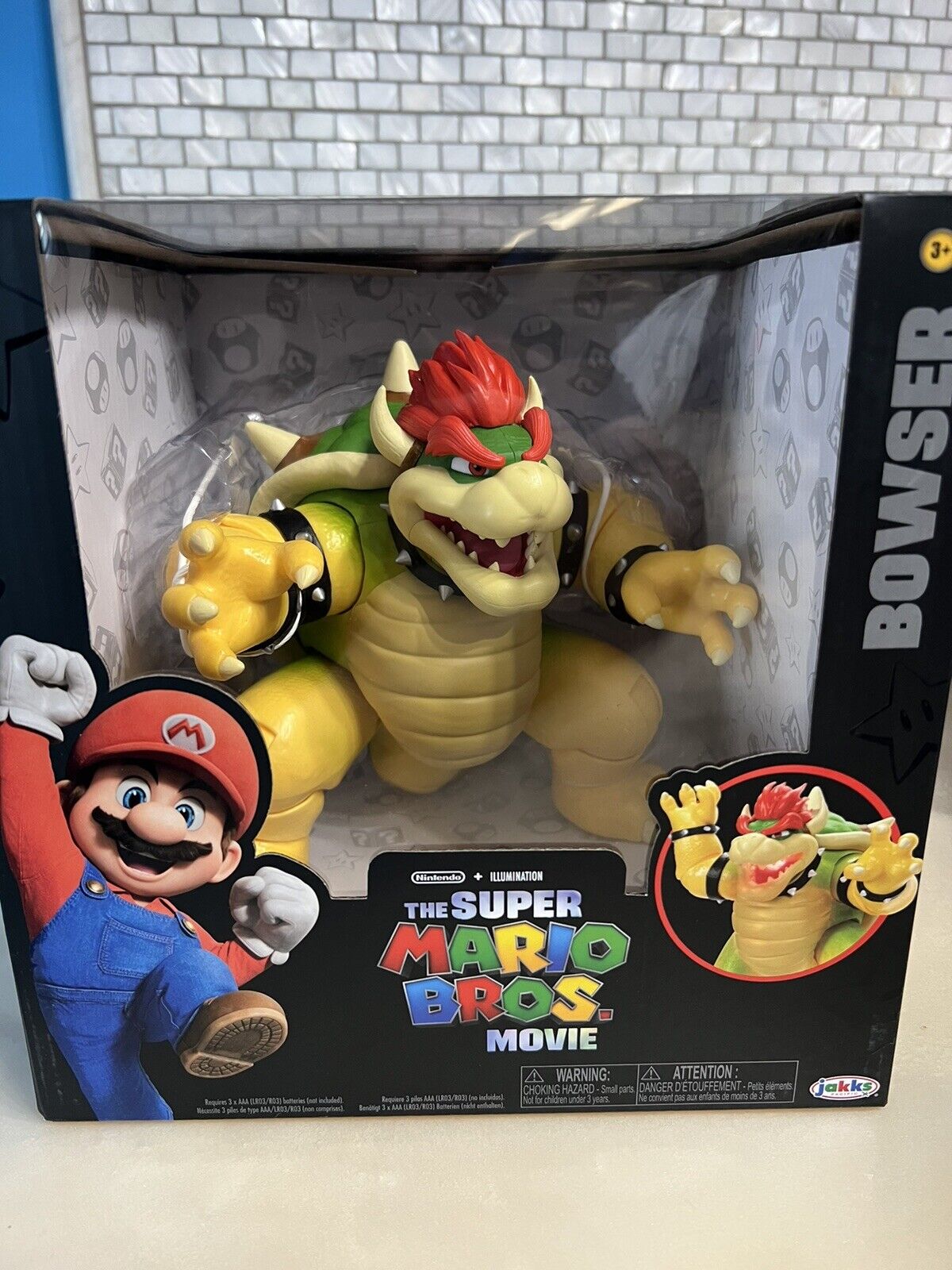 Nintendo The Super Mario Bros. Movie Bowser Figure With Fire Breathing  Effect : Target