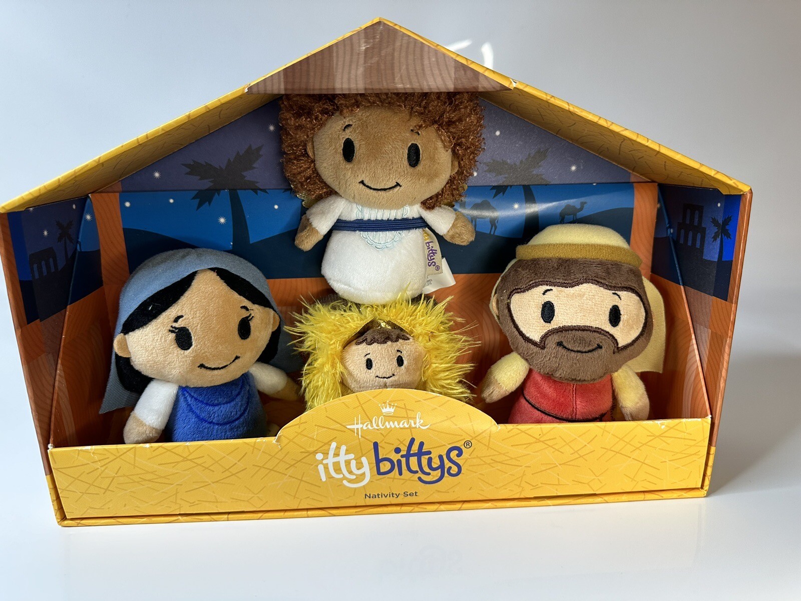 Hallmark Itty Bittys Nativity Collector Set Christmas Manger Jesus Mary