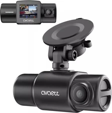 Avaett Dual 1080P Dash Cam Front and Inside WiFi GPS with Infrared Night Vision