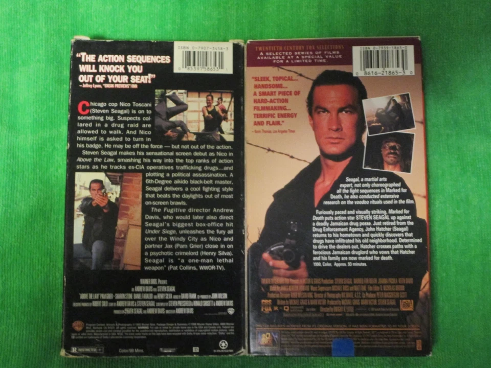 above the law @ marked for death vhs - Image 3 of 4