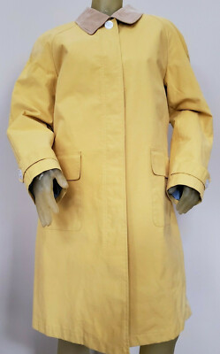 New Women's Isaac Mizrahi Yellow Trench 