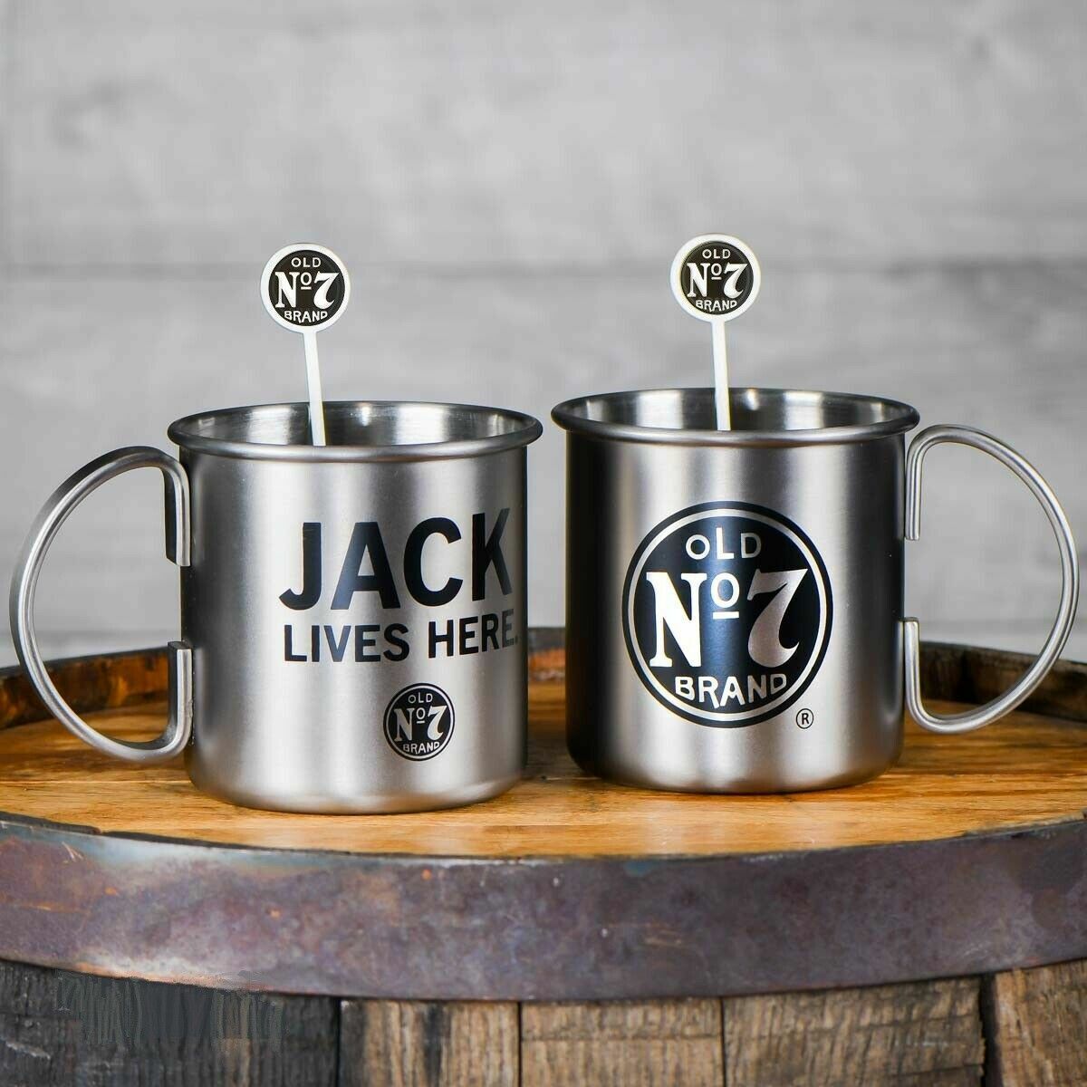 Jack Daniels Tennessee Whiskey Moscow Mule Mug Set Old