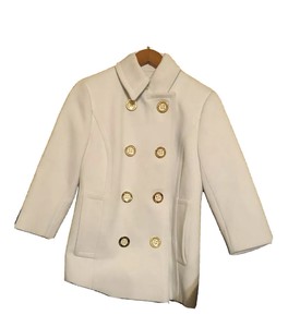 cream pea coat
