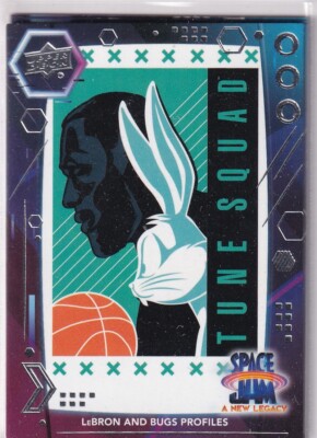 2022 Upper Deck Space Jam A New Legacy No. 43 LeBron James Bugs Bunny Profiles