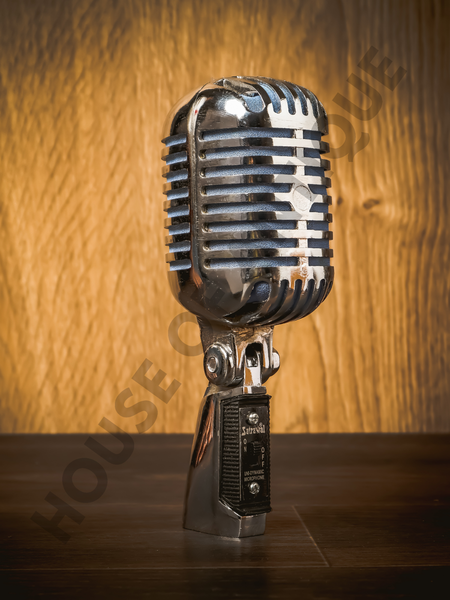 Microfono Marca SODIAL Retro Microphone Professional Wired Vintage ...