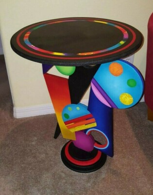 Unique Abstract Sculpture Table, Geometric table art, unique Tables by Alisa 