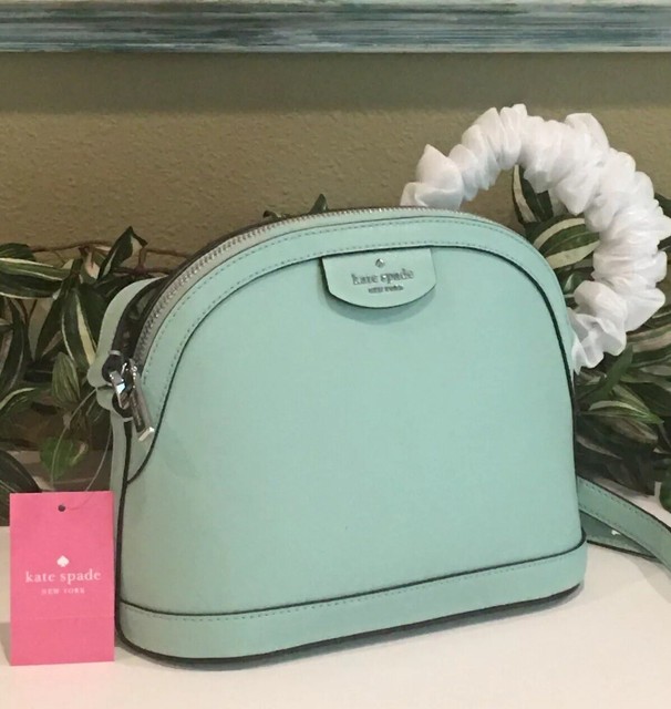 KATE SPADE SYLVIA XLARGE DOME CROSSBODY BAG SPRINGMEADOW LEATHER