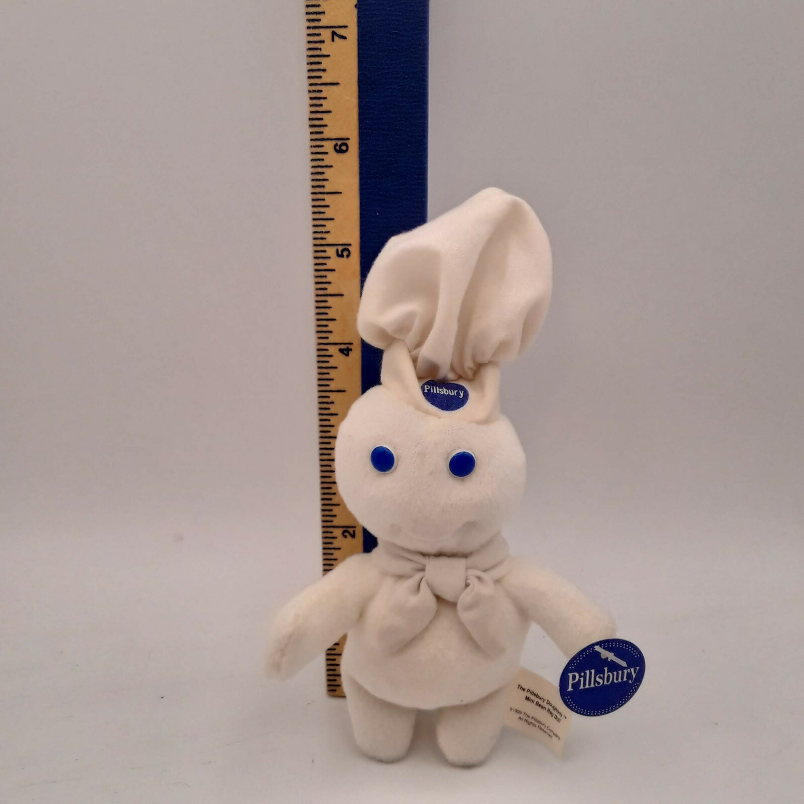 The Pillsbury Doughboy Mini Bean Bag Doll 6" ©1999 The Pillsbury